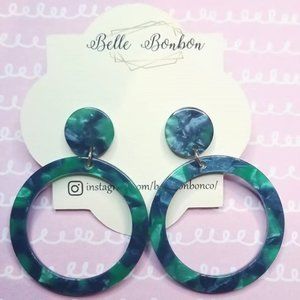 *Sold *NEW acrylic statement earrings